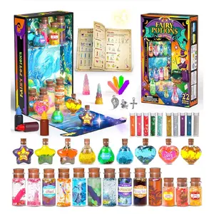 Magic Potion Kit for Girls - Fairy Potions Kit 22 Potions Magic Mix Kit for Kids 6 7 8 9 10 12+ Years Mystery Potion Making kit Art Craft Kit Gifts Toys for Christmas Halloween Birthday