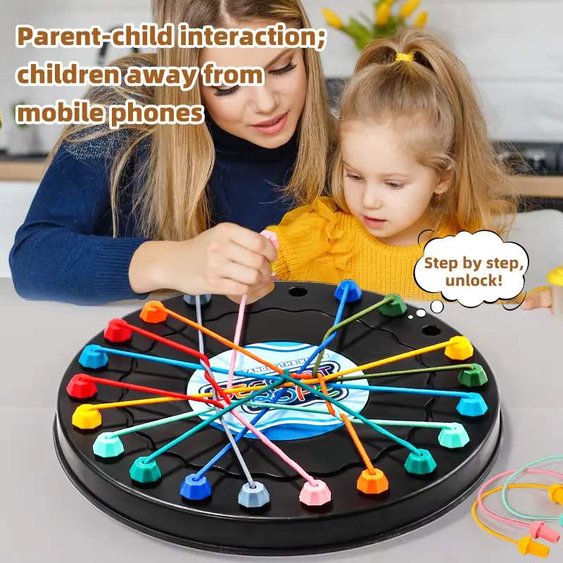 New Knot Challenge Indoor Entertainment Game, Durable 10 Piece Twist Puzzle Set, Puzzle Art, Strategy Unraveling Challenge, Travel Toy for Adults Teens Kids