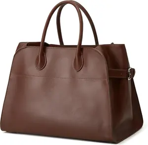 Leather Tote Bags for Women Large Tote Bag Retro Top-handle Bag Trendy Work Bag PU Leather Purse 2025