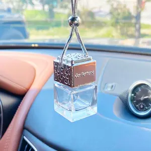 Car Air Fresheners Empty Bottle, Car Fragrance, 8ml Hanging Car Decor for Rearview Mirror, Car Interior Empty Perfume Bottle, Car Accessories, Truck Accessories, Vehicle Accessories, Automotive