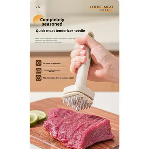 （2 PCS）Stainless Steel Meat Tenderizer Hammer Multi Purpose Kitchen Tool with Sharp Needles Durable Meat Mallet for Chicken Beef and Steak Easy Grip Handle Solar LED Lights Red Rose Petals Heart Set confetti eggs love gift