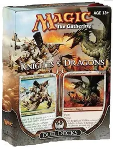 Magic The Gathering: MTG Duel Decks: Knights vs Dragons (Two 60 Card Decks)