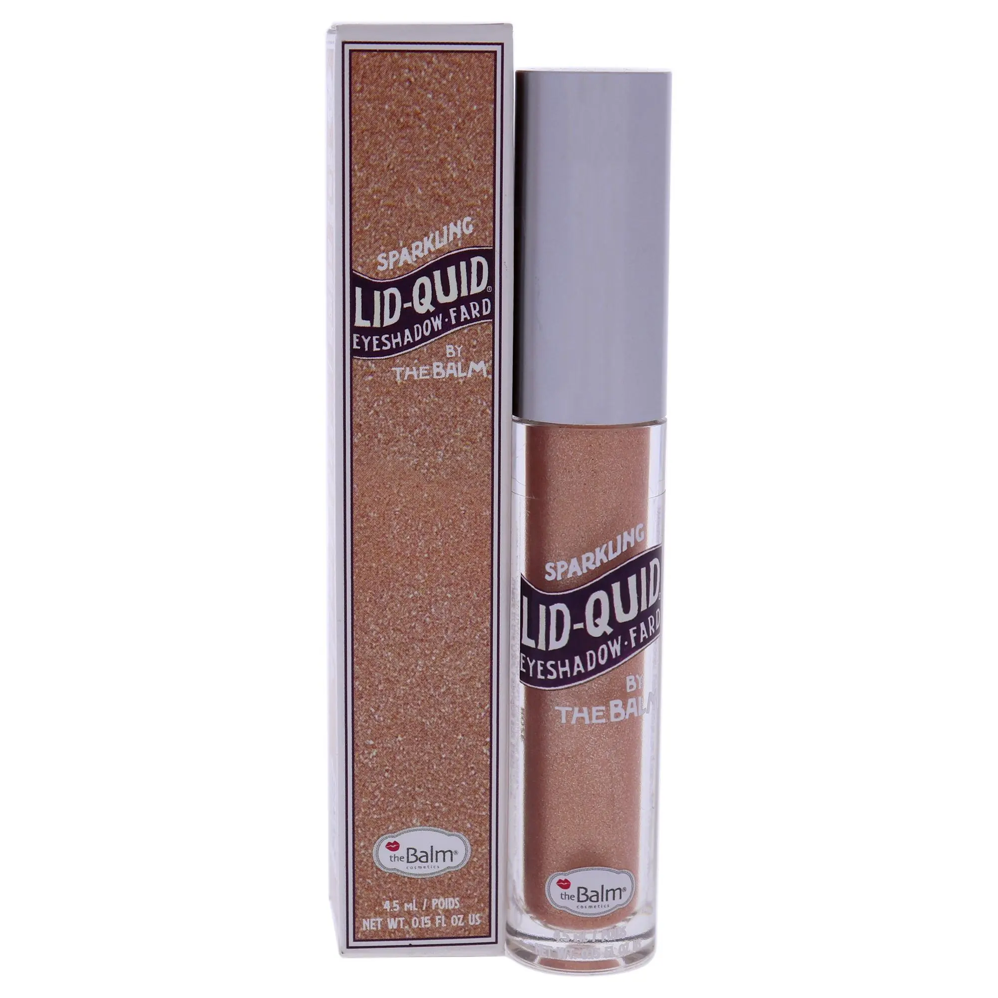The Balm Compact Sparkling Liquid Eyeshadow - Warm Rosy Tone, On-the-Go Use, 0.15 fl oz, Women's Beauty & Personal Care Eye Shadow