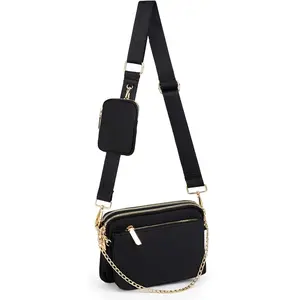 UTO Small Crossbody Bags for Women 3 in 1 Trendy Belt Purse Fashion Designer Mini Cute Sling Fanny Chest Pack