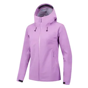 KINO Women's Outdoor Aura Shell Jacket - Lightweight Waterproof & Windproof with YKK Zippers & Adjustable Hem