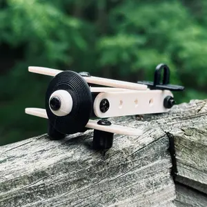 3D Printed Plane Kit - Mini Build-It-Yourself Model with Unique Design - ALL HARDWARE INCLUDED