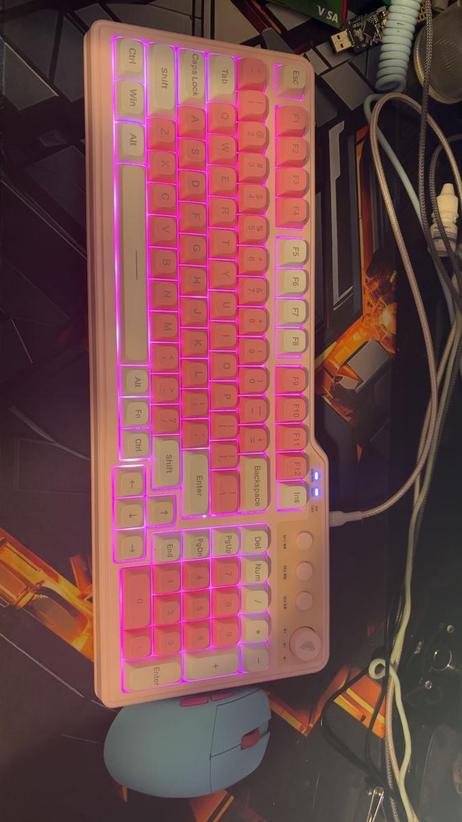 Item: White + Red + Light Pink, 1 Count