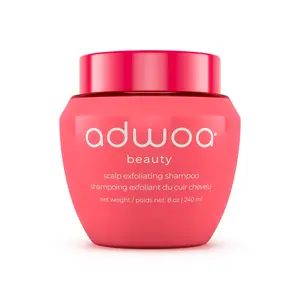 Adwoa Beauty Scalp Exfoliating Shampoo with Melonberry 8 oz / 240 ml for Gentle Scalp Care