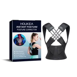 Houkea Back Support Posture Corrector for Children and Adults, Breathable Anti-Hunchback Sitting Posture Corrector