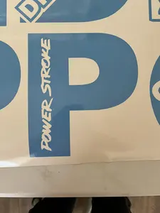 Power Stroke Logo Vinyl Decal