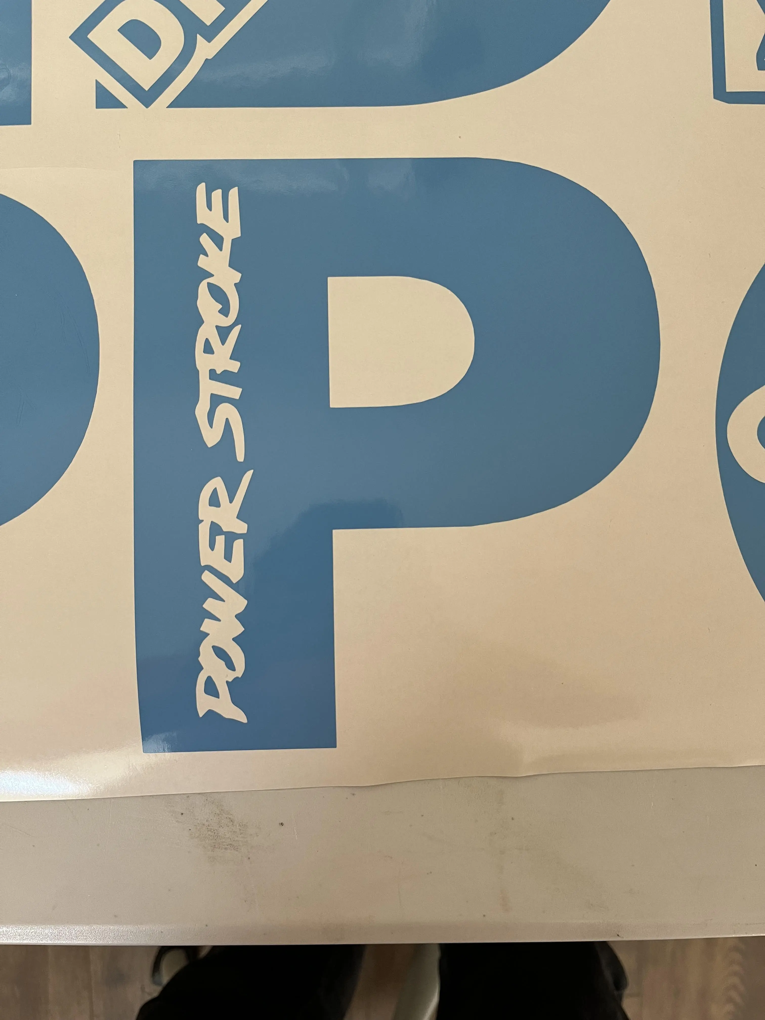 Power Stroke Logo Vinyl Decal
