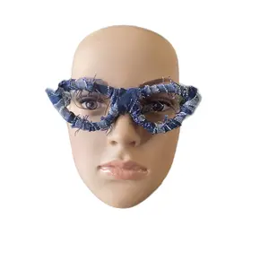 Denim Cateye Frames