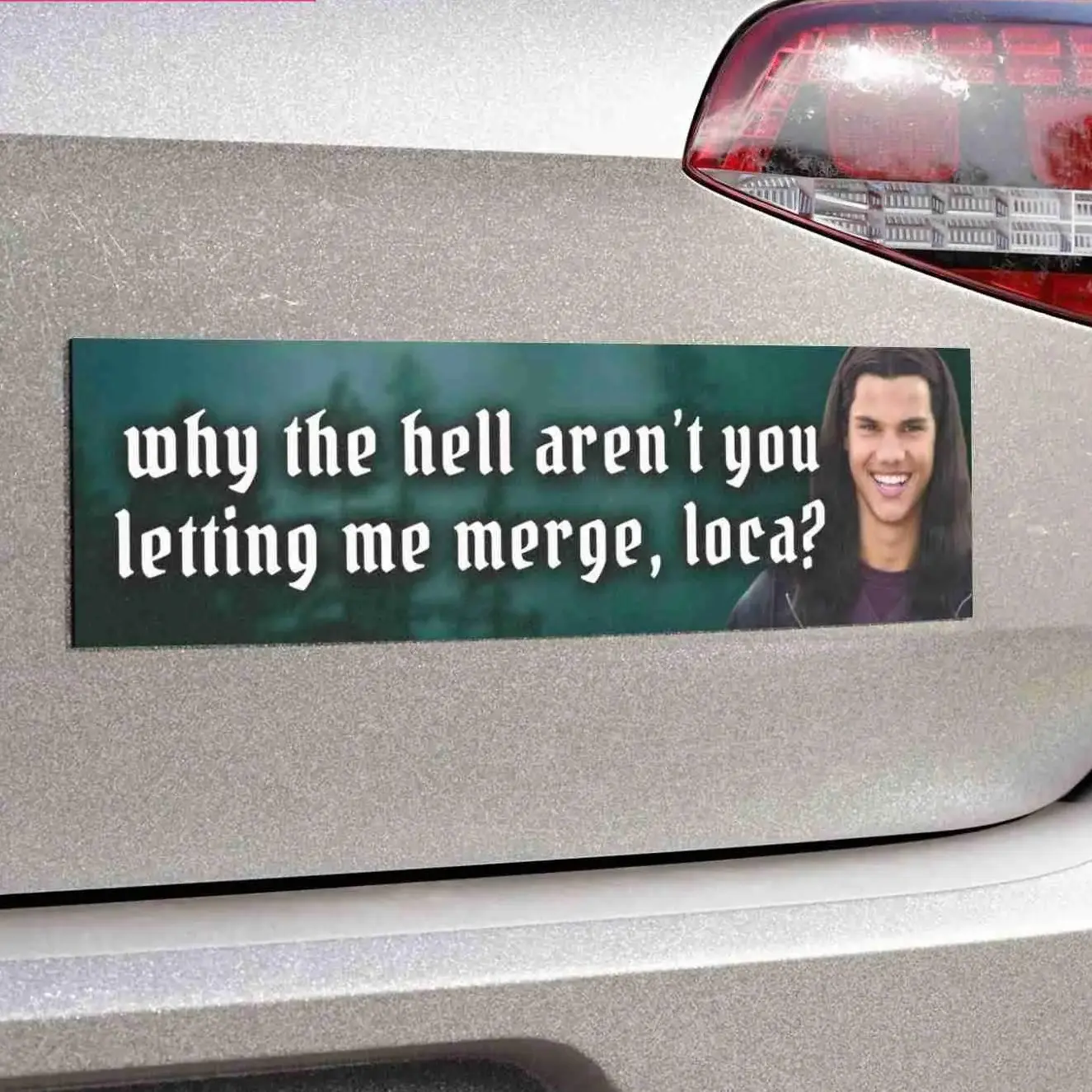 Bumper Magnet Aren't You Letting Me Merge Honking Let Me Merge Funny Meme Magnet