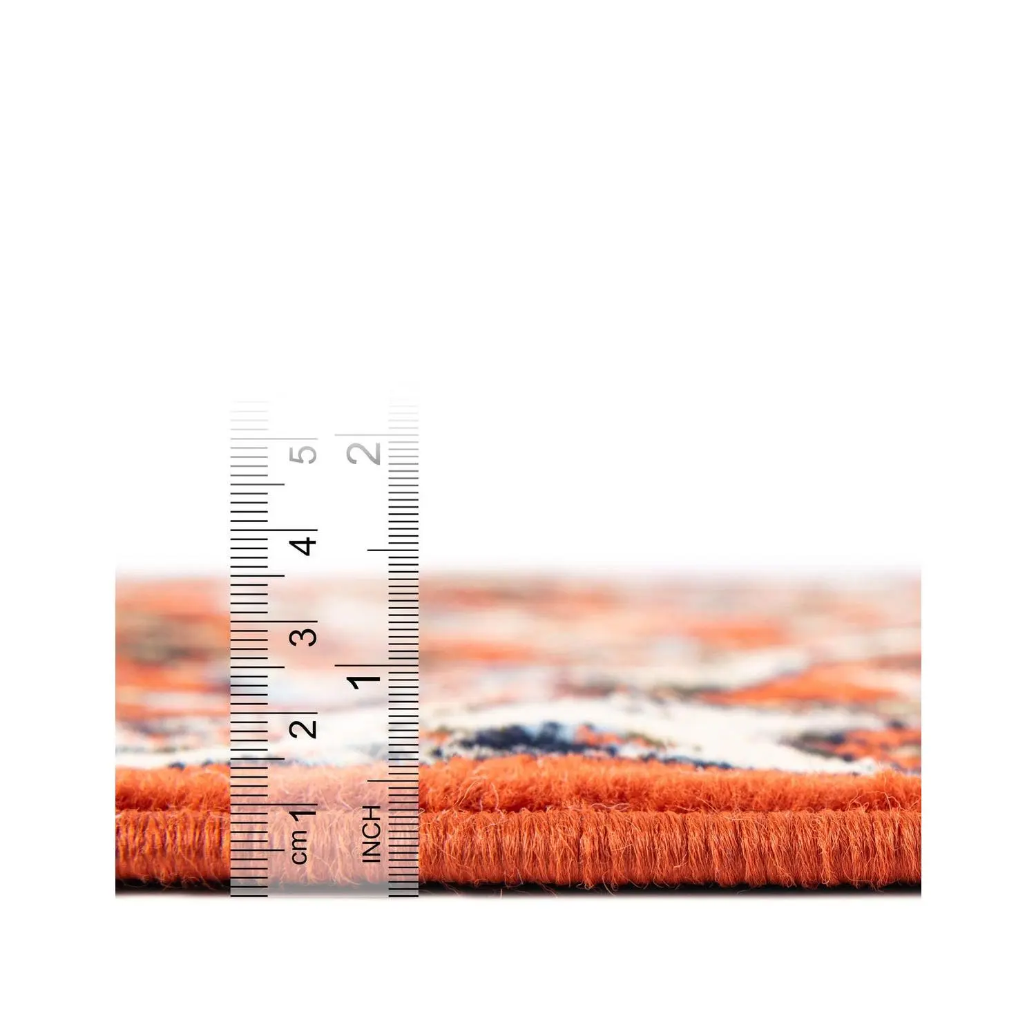 Terracotta Isfahan Pattern Rug, Indoor Living Room Decor, Bedroom Area Rug
