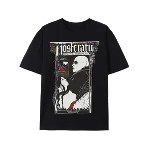 Classic Horror Vampire T Shirt Inspired by 1922 Film Featuring Unique Dracula Design Perfect for Halloween Celebrations and Casual Wear