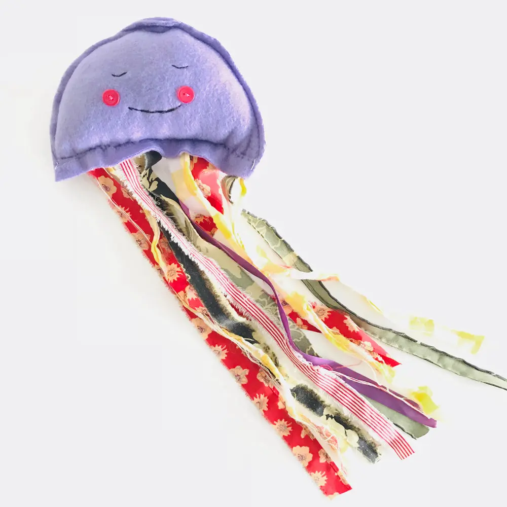Cute Jellyfish Plush Wall Hanging