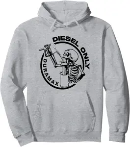 Diesel Only Tee Duramax Lifted Truck Power Stroke Diesel Can Pullover Hoodie