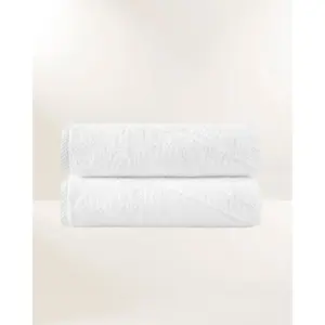 Organic Cotton White Bath Towel
