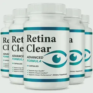 5 Pack Retina Clear Capsules, RetinaClear Eye Health Support (300 Capsules)