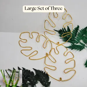 Set of Three Large Plant Wrap Leaf and Stem Support, Perfect Keeping Stems Upright, Neat, and Tidy, Handmade Aesthetically Pleasing plant tie