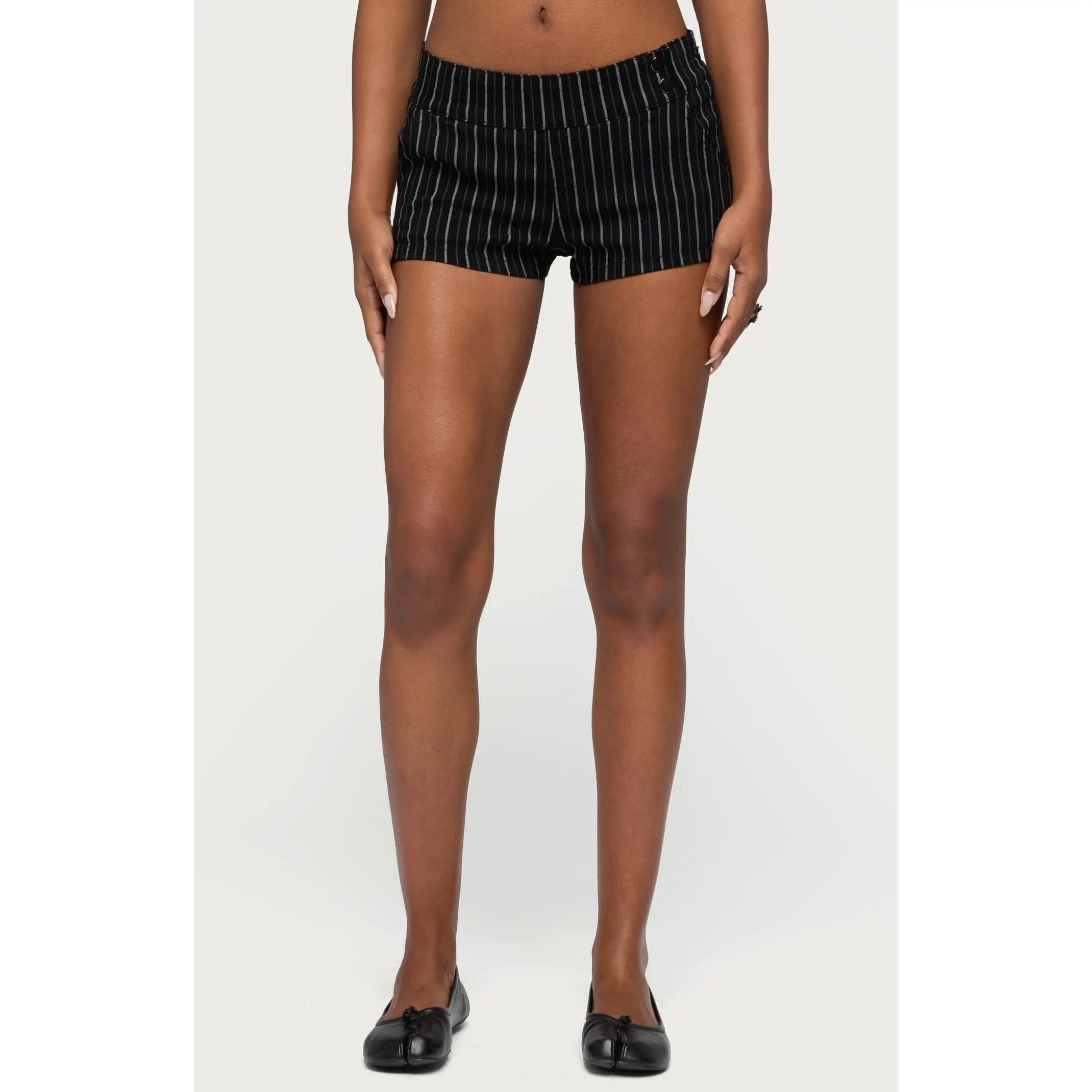 Edikted Women's Violetta Striped Micro Shorts Edikted Women's Violetta Striped Micro Shorts