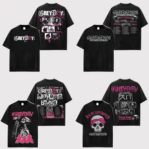 [ Collection ] Grey Day 2026 North American Tour Vintage Premium Cotton T-Shirt V3, $B Fans, G59 Fans, Rap Concert Graphic Tee, Underground Hip Hop Merch Shirt, Tour Dates Back Print Oversized Unisex Tee, Streetwear Gift for Fans