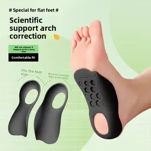 Flat foot arch support insole XO leg-shaped valgus eight-character foot correction anti-collapse correction half-size pad Footwear Shoe Bedroom
