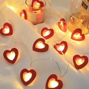 LED Heart String Lights for Valentine’s Day Decor, Romantic Wedding & Proposal Decoration, Hanging Love Lights for Bedroom & Party Ambience  Valentine’s Day LED Heart String Lights, Romantic Hanging Love Lights for Wedding, Proposal & Home Decor