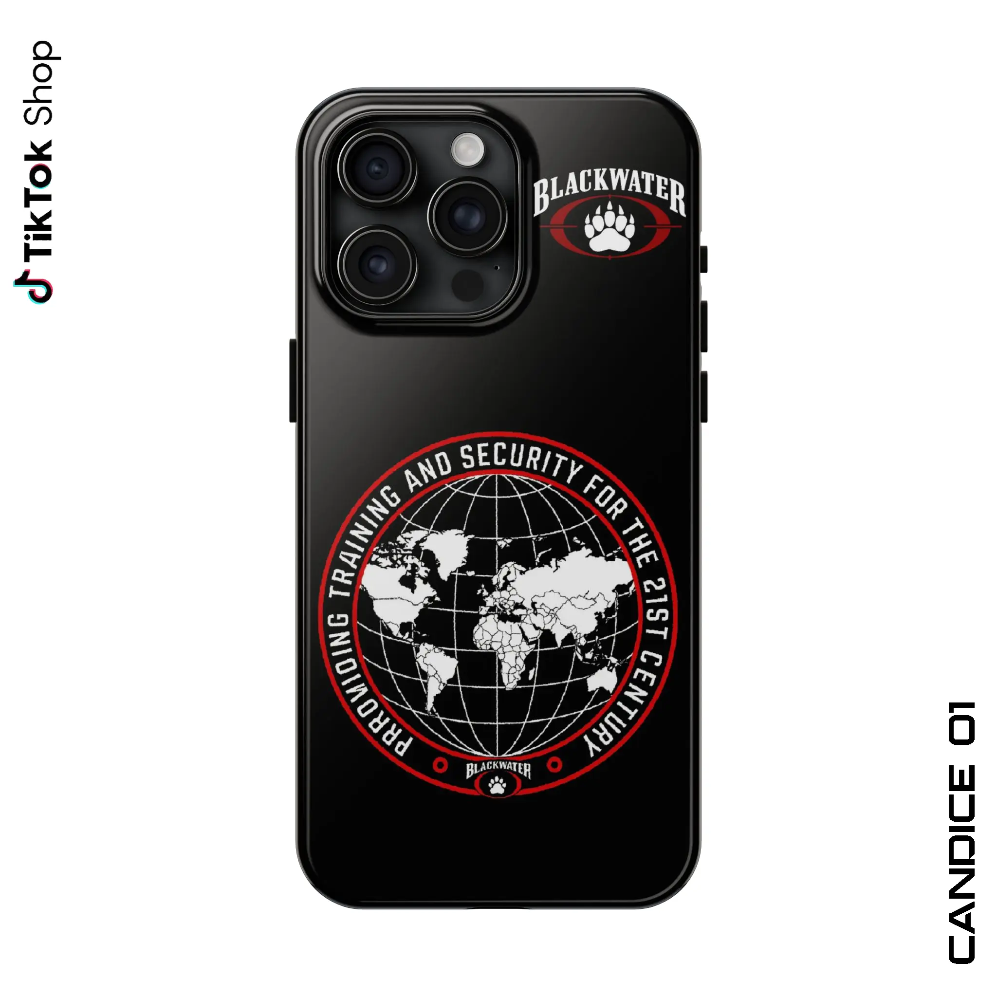 Blackwater Global Security Cellphone Case - Tactical Contractor-Inspired Accessory, Military-Style Custom Casing with Resistance for iPhone 17 Air Pro Max Devices