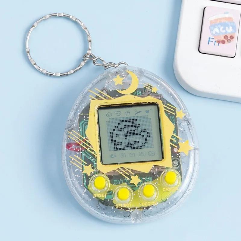 Cute Tamagotchi Simulation Game Console Shaped Bag Pendant Car Keychain Pendant Decorative Accessory