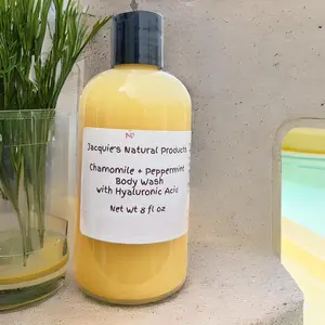 Jacquie's Natural Products Chamomile Peppermint Hyaluronic Body Wash