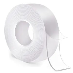 Double-Sided Heavy-Duty Tape (9.85 feet), Nano Double-Sided Tape, Transparent Mounting Tape, Reusable Waterproof Tape, No-Trace Magic Tape, Picture Hanging Adhesive Strips, Ideal for Home Decor Projects#TOP PICKS