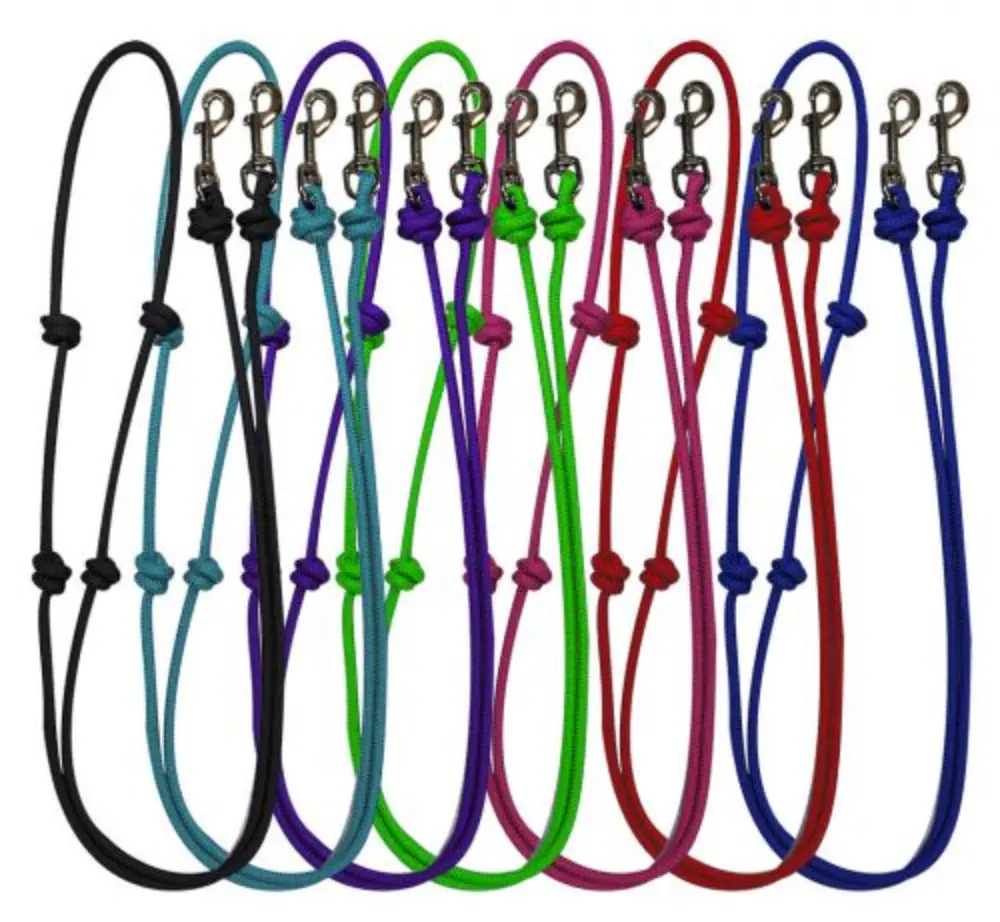 Knotted Barrel Reins with Snaps