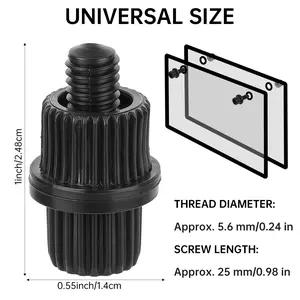 License Plate Bolts 4 Pcs 6mm License Plate Screws Universal Thread Screws Nylon Bolts and Nuts for Motorcycle Cars Trucks Bike Plate Fasteners