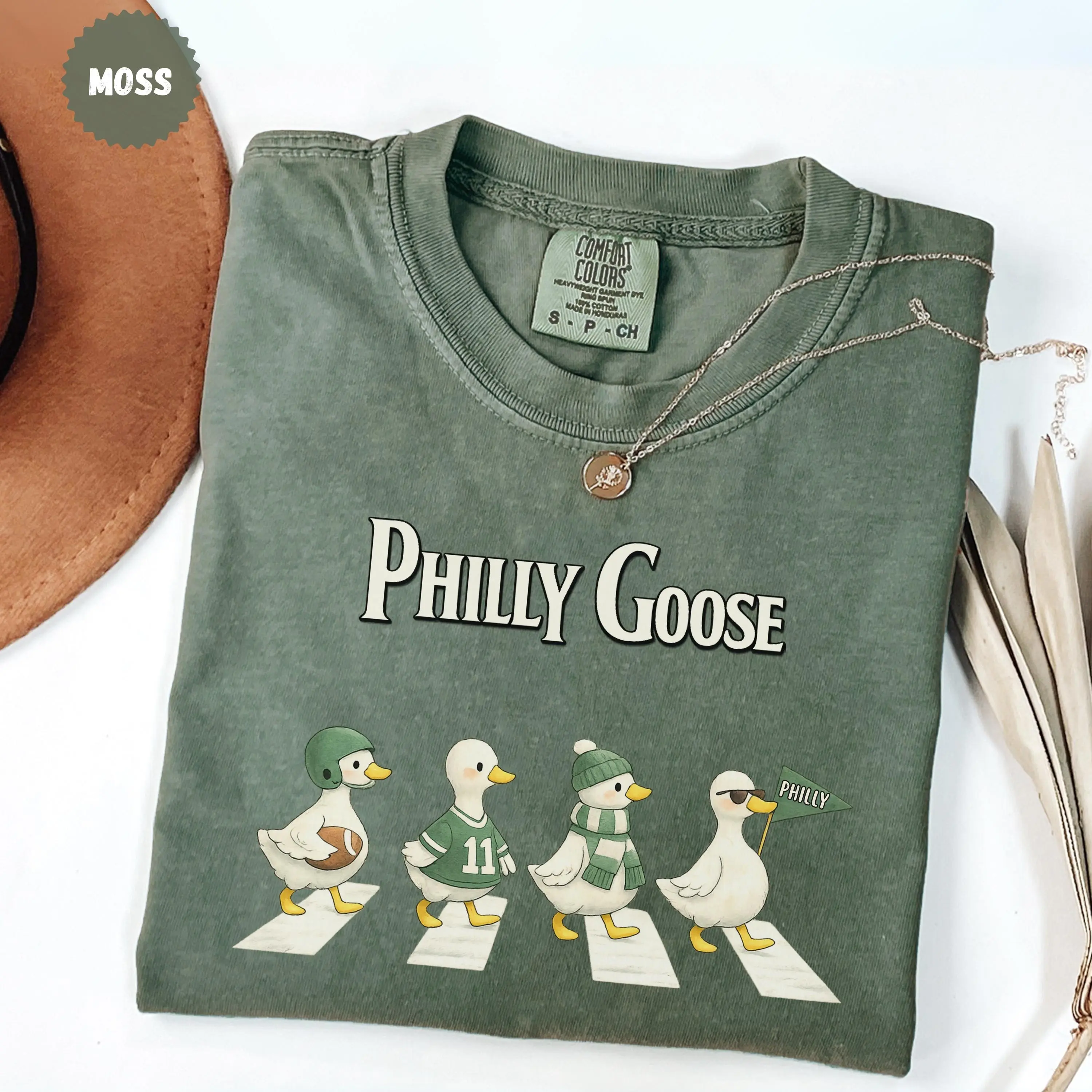 Philly Goose Football Shirt, Funny Goose Eagles Parade Game Day Tee, Bird Gang Top Tee, Philadelphia Fan Gift, Comfort Colors Sports TShirt