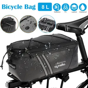 Bicycle Rear Rack Seat Bag Bike Cycling Storage Pouch Trunk Pannier Waterproof