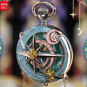 MINISO Hatsune Miku Star Moon Knight Series - Surprise Blind Box Wristwatch, Cute Anime Merchandise Versatile Suitable For Birthday Gift Everyday Wear