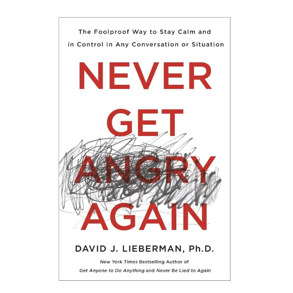 Never Get Angry Again: The Foolproof Method for Staying Calm and in Control in Any Conversation or Situation - Self-Help Book (Paperback)