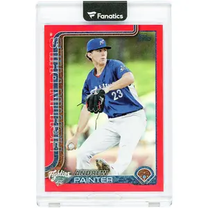 Andrew Painter Reading Fightin Phils 2025 Topps Pro Debut Red Foil #PD-119 #5/10 Card