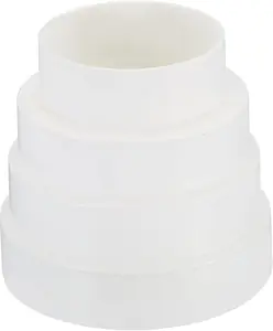5" to 3" Duct Reducer, Duct Connector Ducting Inline Adapter Increaser ABS Plastic Vent for HVAC Heating Cooling Air Ventilation (120-80mm)