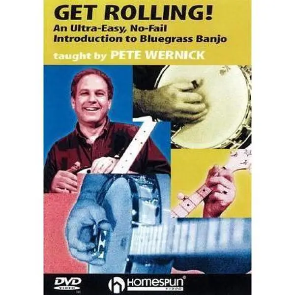 USED - Get Rolling!: An Ultra-Easy, No-Fail Bluegrass Banjo Tutorial Introduction by Pete Wernick (DVD)