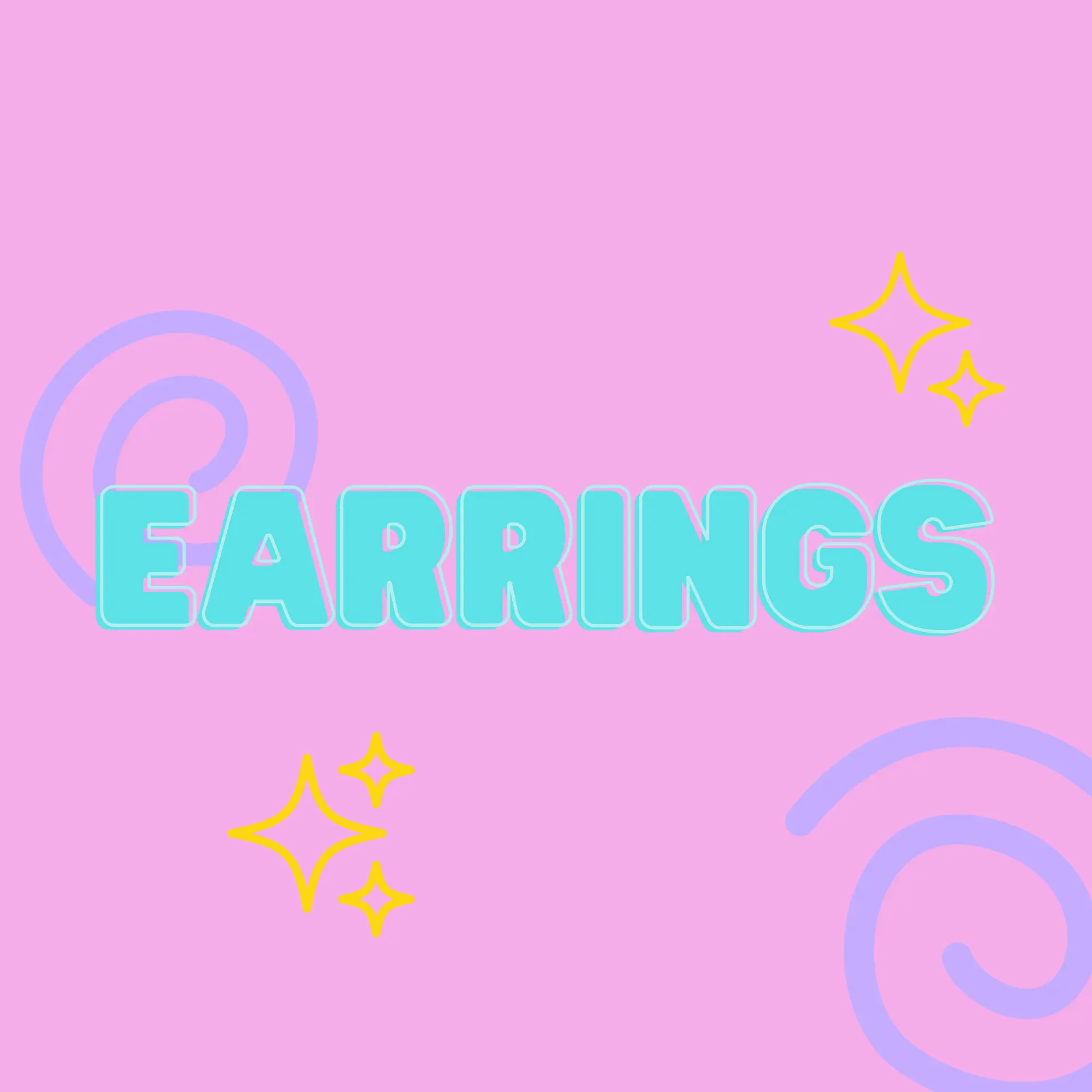 handmade resin earrings