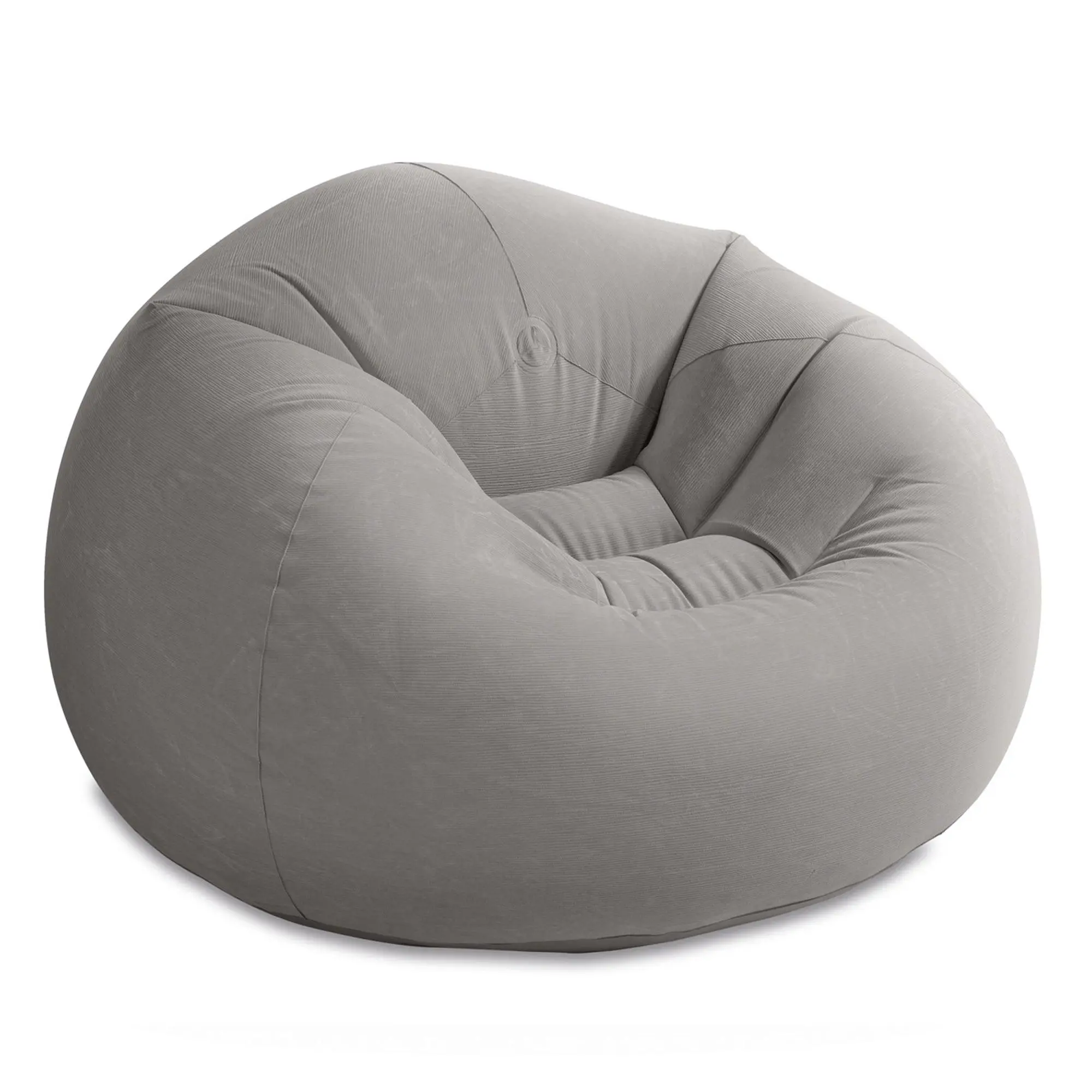 Intex 68579EP Inflatable 42 x 41 x 27 Inch Beanless Bag Lounge Chair, Gray Intex 68579EP Inflatable 42 x 41 x 27 Inch Beanless Bag Lounge Chair, Gray
