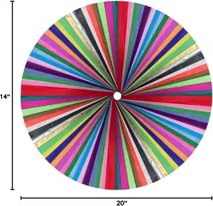 Premium Wrapping Paper – 100 Sheets (14 x 20 Inches) Colored Tissue Paper for Gift Bags, Birthday Party, Flower Decoration, Mother's Day, Wedding, Crafting & Custom Art Projects - Assorted