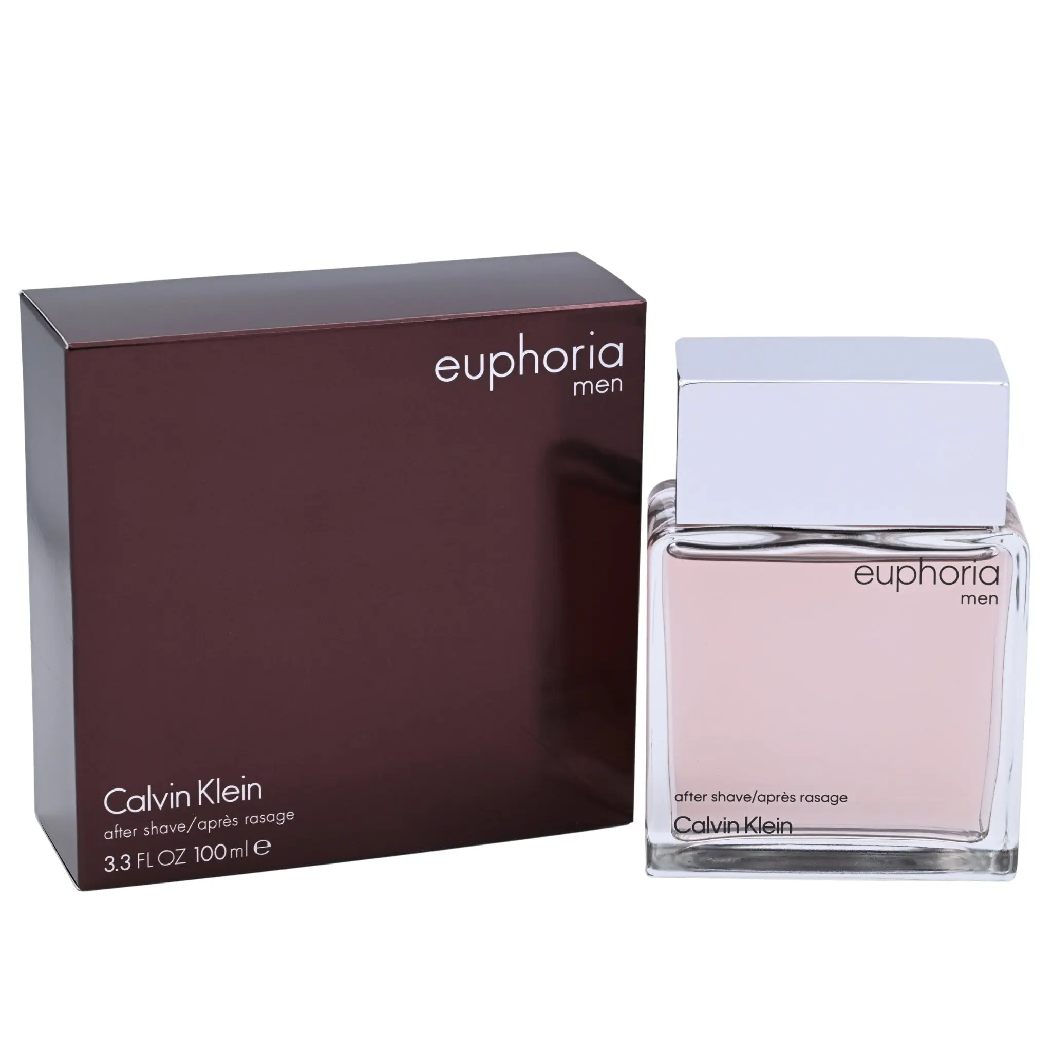 Calvin Klein EUPHORIA Men's Fresh Spicy Wood Aftershave Aerosol Spray - 3.4 fl oz, Cool Spice Fragrance, Earthy Woody Scent, Cedarwood, Amber, Musk, Post-Care, New in Box, Wood Scent Colognes, Men's Gifts
