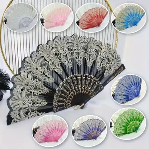 Chinese-Style Hand Fan, 1 Count Vintage-Style Handheld Fan, Artistic Decorative Fan for Home Decor, Dance Performance, Party Decoration