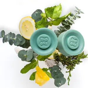 Smoosh body wash bar soap, 2-pack, Eucalyptus scent