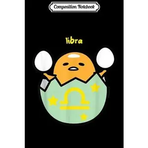 USED-Composition Notebook: Gudetama Zodiac Libra Journal/Notebook Blank Lined Ruled 6x9 100 Pages by Seiler, Johanna
