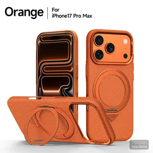 High-Quality, Stylish IP17 Checkered Magnetic Stand Phone Case for IP17/16