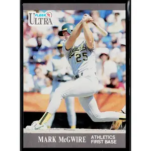 Mark McGwire 1991 Ultra #251 Oakland Athletics